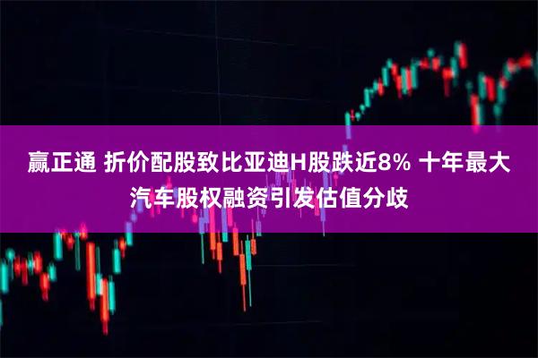 赢正通 折价配股致比亚迪H股跌近8% 十年最大汽车股权融资引发估值分歧